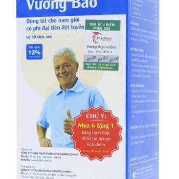 Viên Tiền Liệt Tuyến Vương Bảo 80 Viên