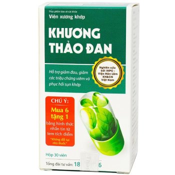 Viên Xương Khớp Vai Gáy Khương Thảo Đan Divapharma 30 Viên