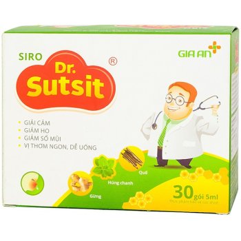 Siro Giảm Ho Dr. Sutsit Gia An 30 Gói X 5Ml