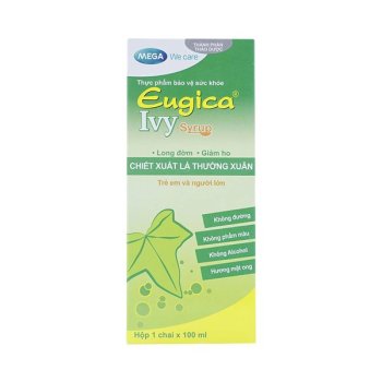 Siro Long Đờm, Giảm Ho Eugica Ivy Syrup Mega 100Ml