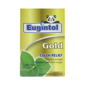 Dung Dịch Uống Giảm Ho Eugintol Gold Spm 9 Gói X 5Ml