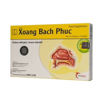 Viên Uống Trị Viêm Xoang, Viêm Mũi Dị Ứng Xoang Bách Phục 20 Viên