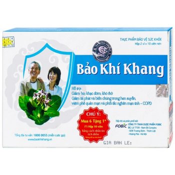 Viên Uống Giúp Giảm Ho Bảo Khí Khang Imc 20 Viên