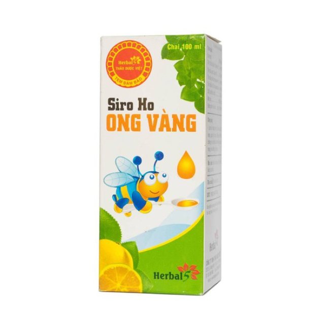 Siro Ho Ong Vàng Herbal 5 100Ml