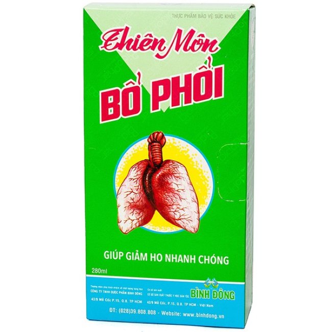 Thiên Môn Bổ Phổi Bình Đông 280Ml