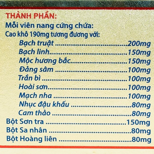 Thực Phẩm Chức Năng Đại Tràng Tâm Bình 60 Viên